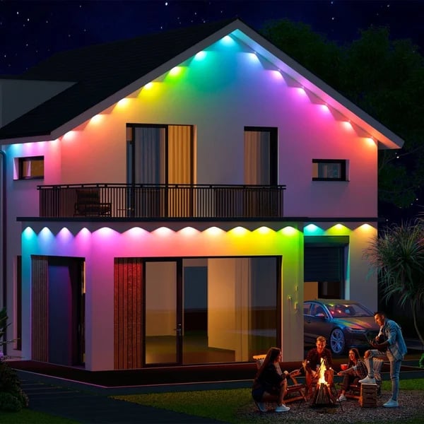 🎅 Crăciun timpuriu 49% ΕΚΠΤΩΣΗ - Lampă LED permanentă Smart Rainbow de exterior - Smartlight 🎁