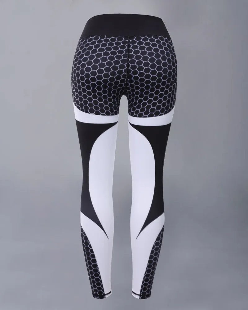 🎁Promoție🌹Leggings sport cu talie înaltă cu bloc de culoare💥