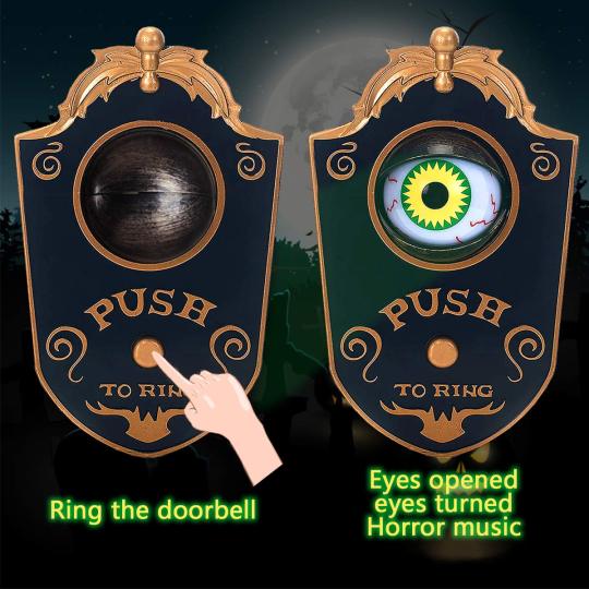 🎃Reducere de 49% pentru Halloween 2024😈One Eyed Demon Doorbell