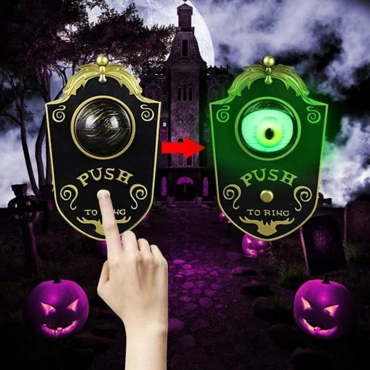 🎃Reducere de 49% pentru Halloween 2024😈One Eyed Demon Doorbell