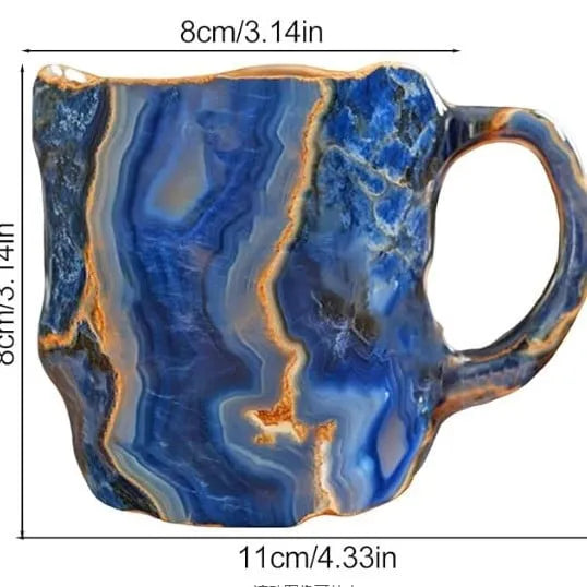 Ultimele 4 ore 60% REDUCERE -2024 Căni de cafea noi din cristale minerale